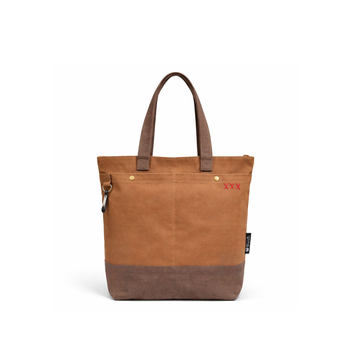 Khaki Unisex Tote Bag - Stylish Canvas Accessory